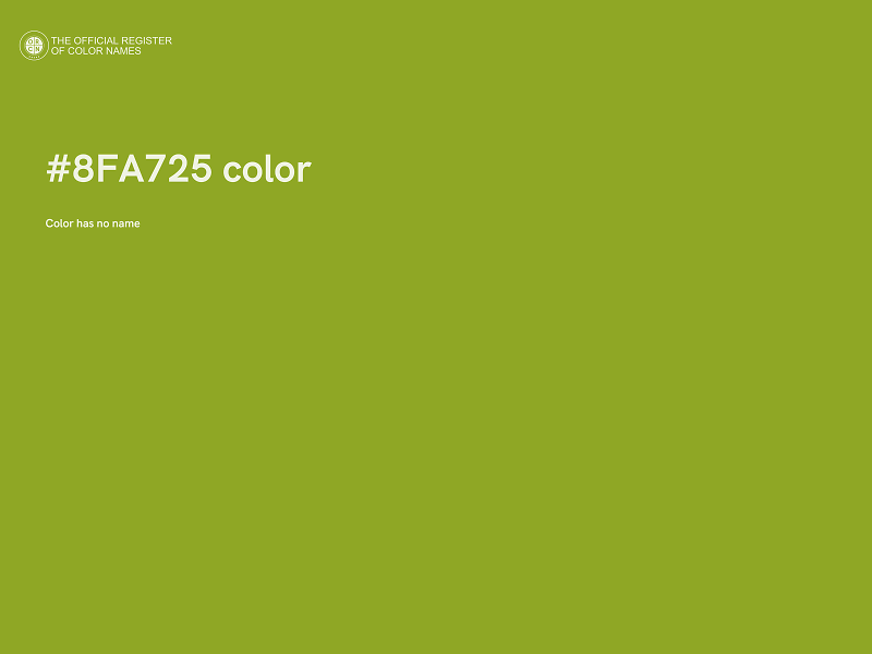 #8FA725 color image