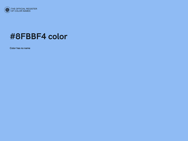 #8FBBF4 color image