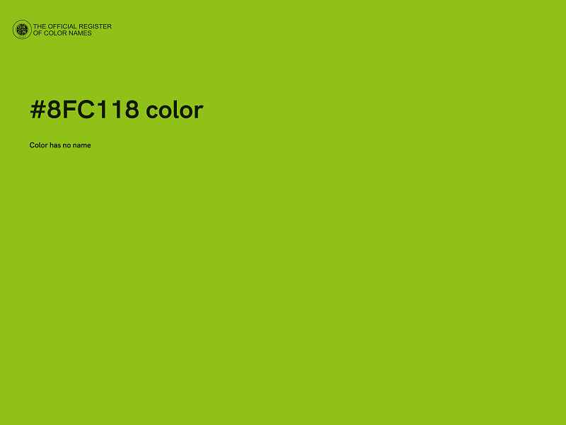 #8FC118 color image