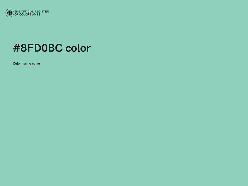 #8FD0BC color image