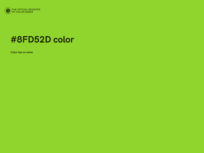 #8FD52D color image