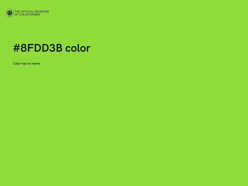 #8FDD3B color image