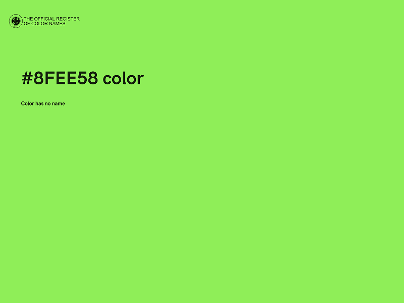 #8FEE58 color image