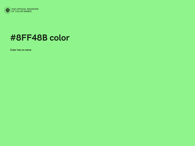 #8FF48B color image