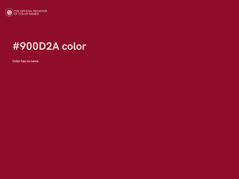 #900D2A color image