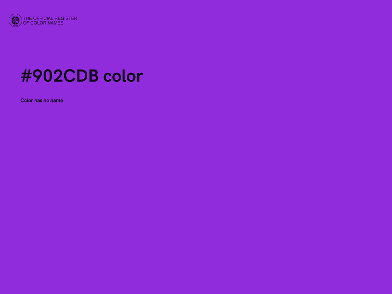 #902CDB color image