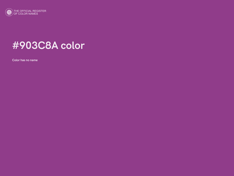 #903C8A color image