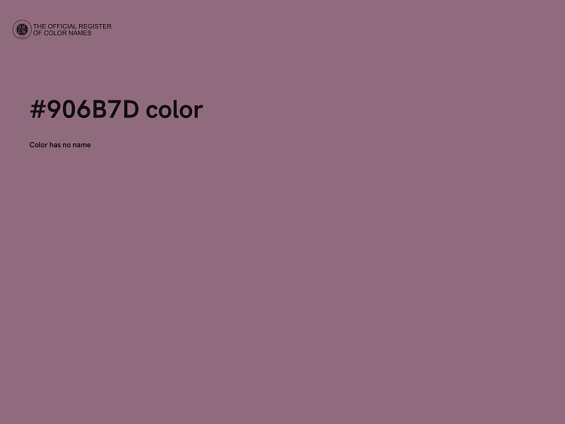 #906B7D color image