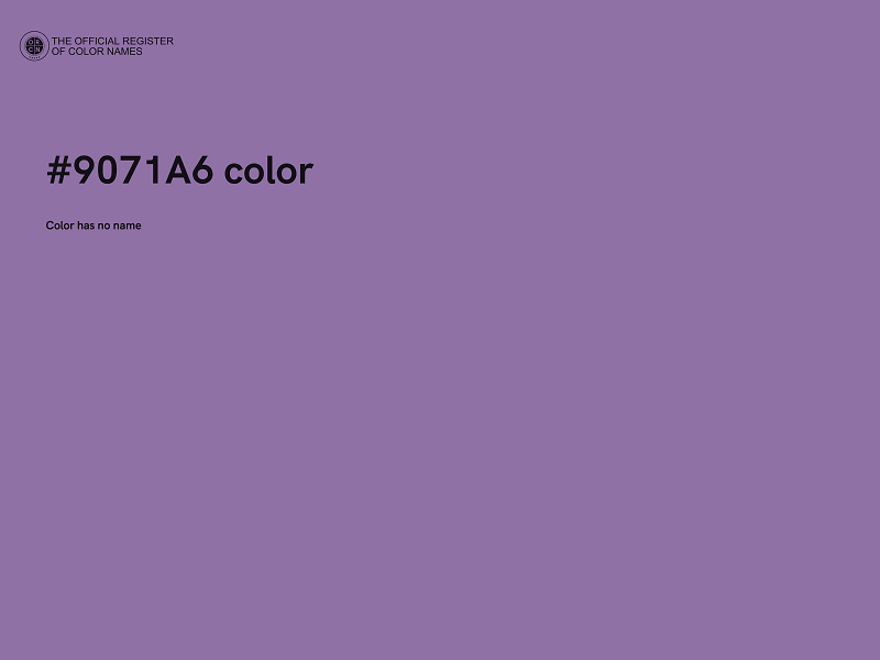 #9071A6 color image