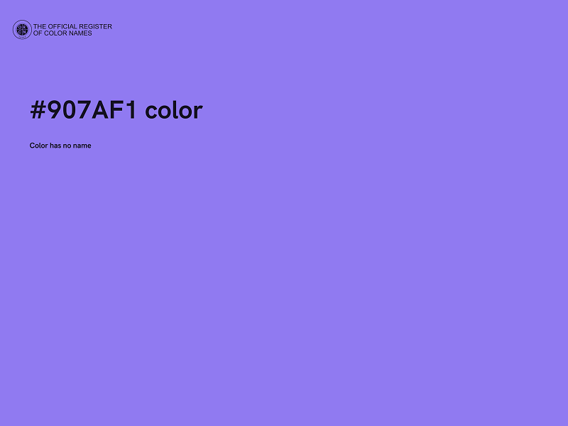 #907AF1 color image