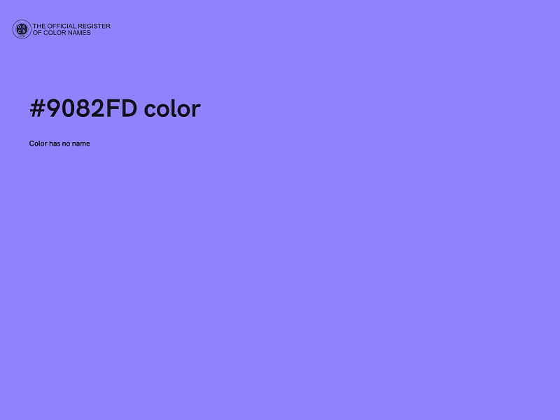 #9082FD color image