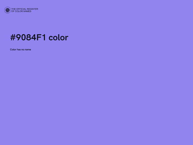 #9084F1 color image