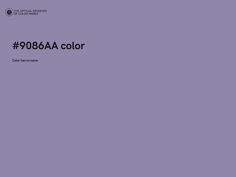 #9086AA color image