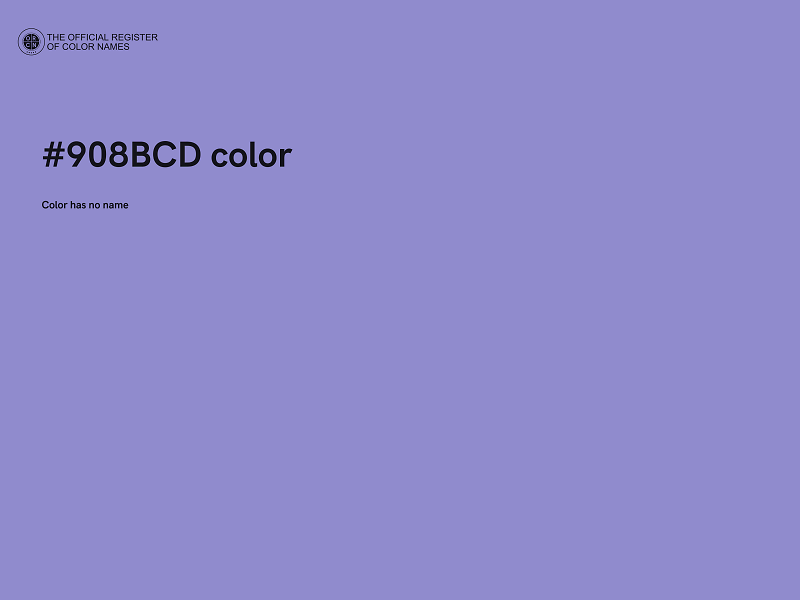 #908BCD color image