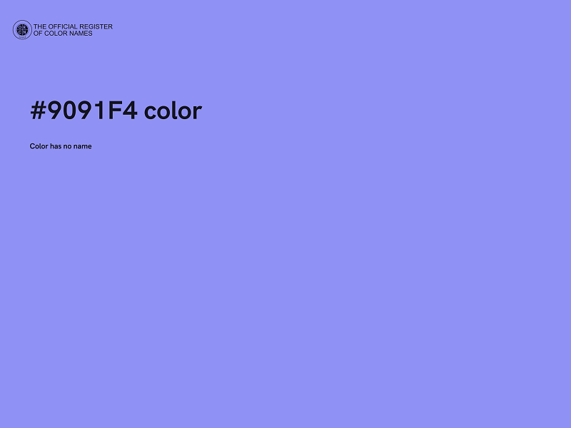 #9091F4 color image