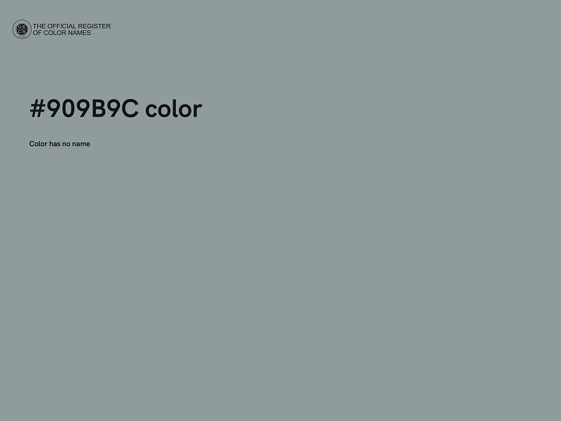 #909B9C color image