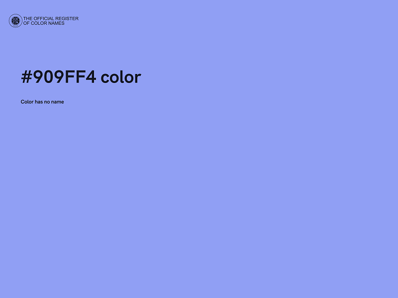 #909FF4 color image