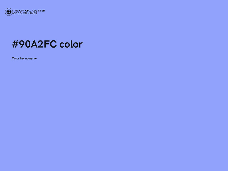 #90A2FC color image