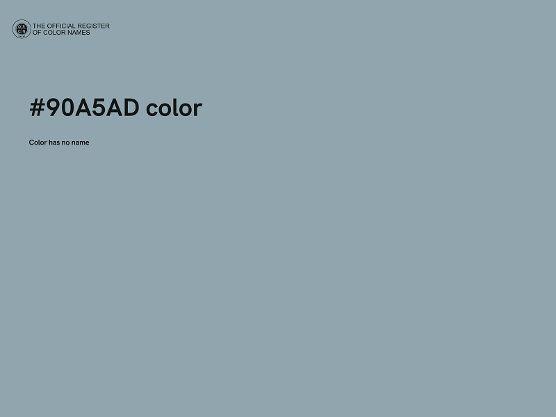 #90A5AD color image