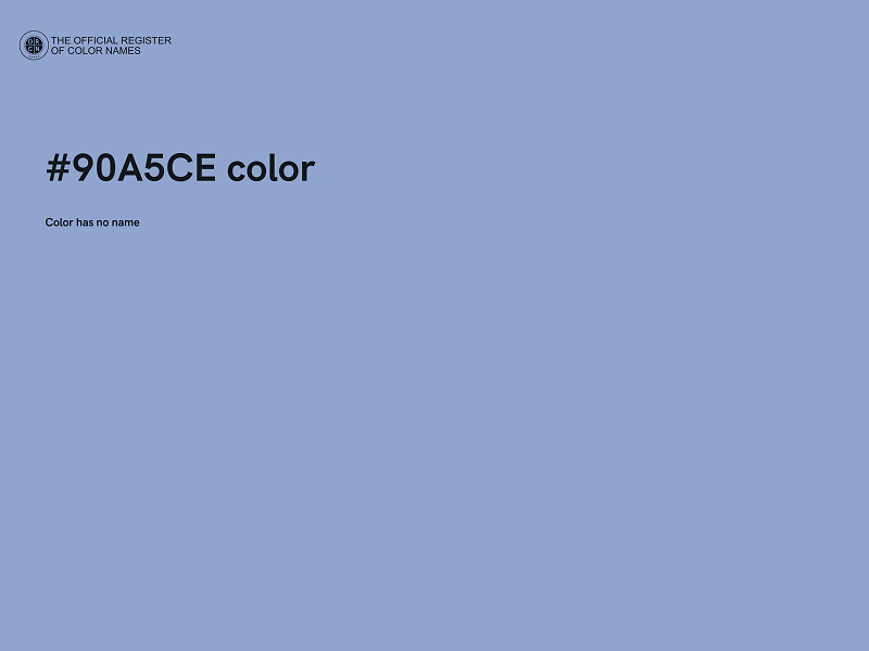 #90A5CE color image