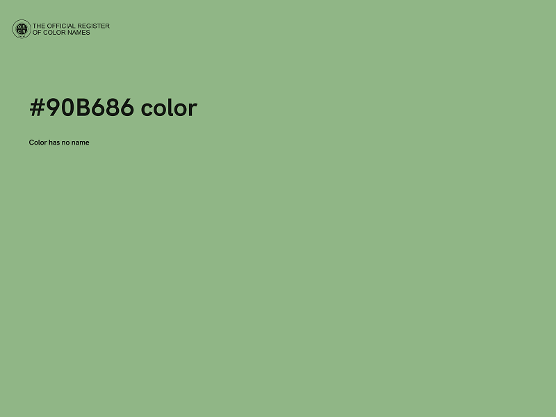 #90B686 color image