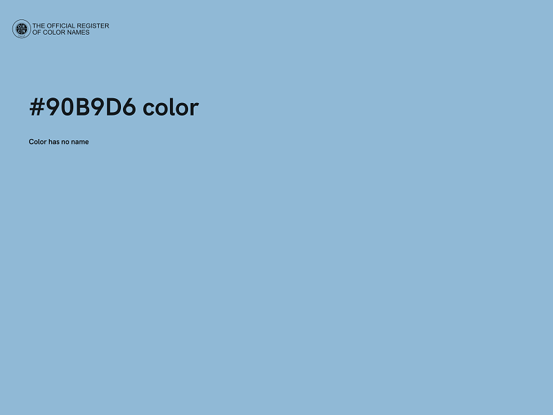 #90B9D6 color image