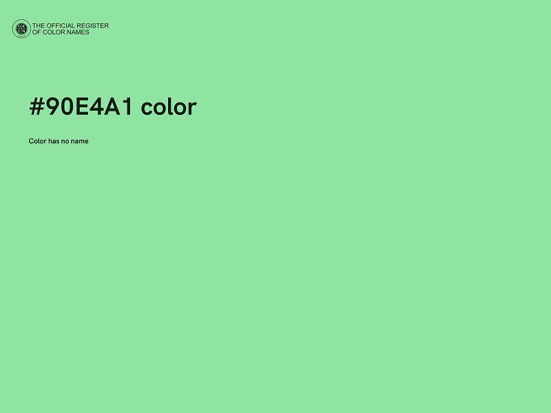 #90E4A1 color image