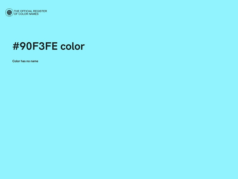 #90F3FE color image