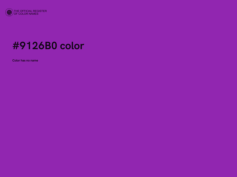 #9126B0 color image