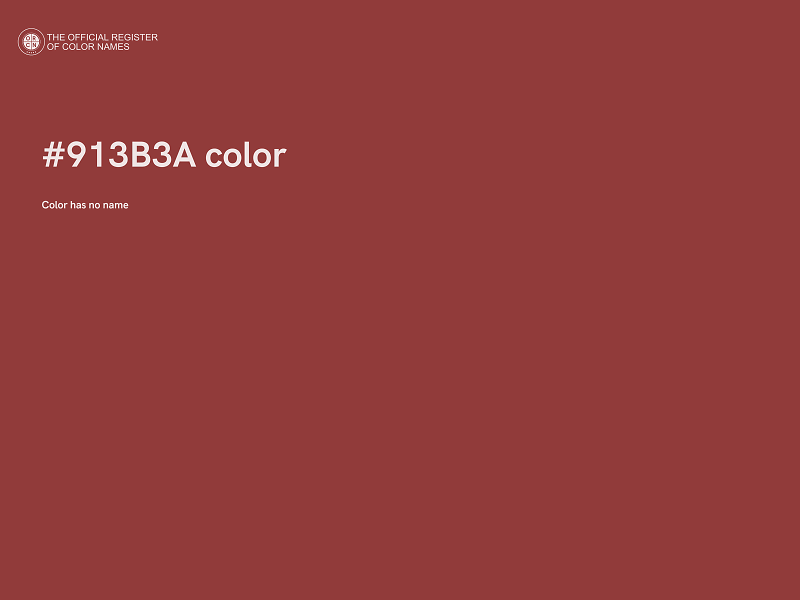 #913B3A color image