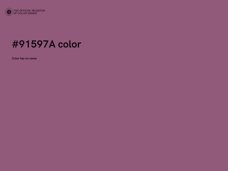 #91597A color image