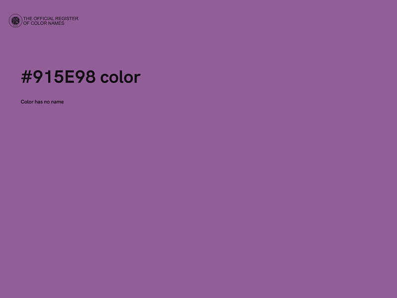 #915E98 color image