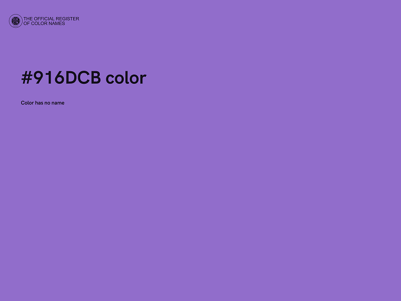 #916DCB color image