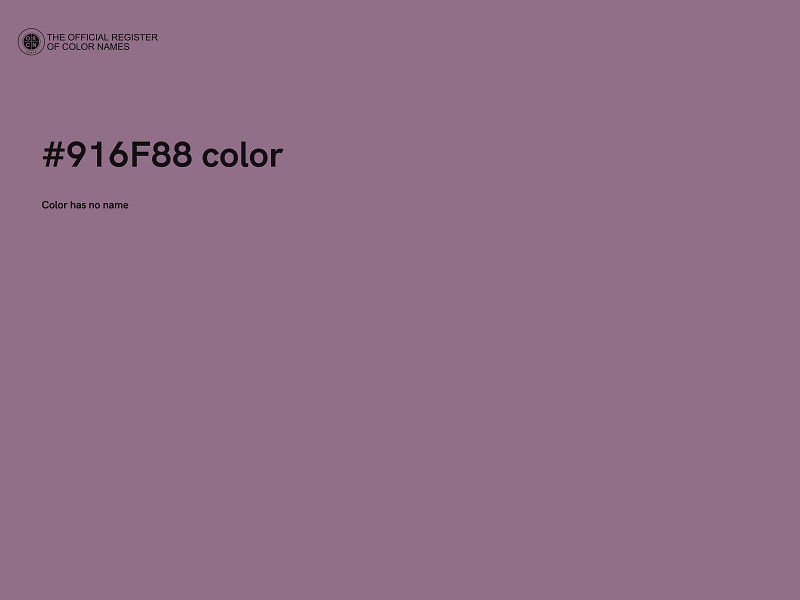 #916F88 color image