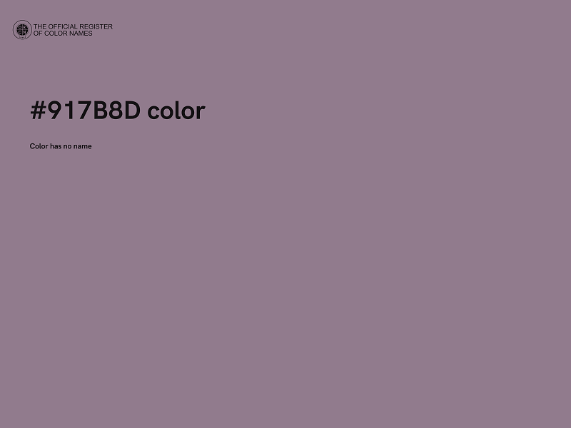 #917B8D color image