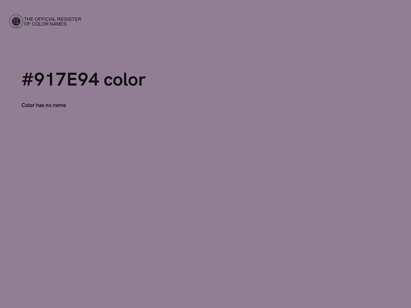 #917E94 color image