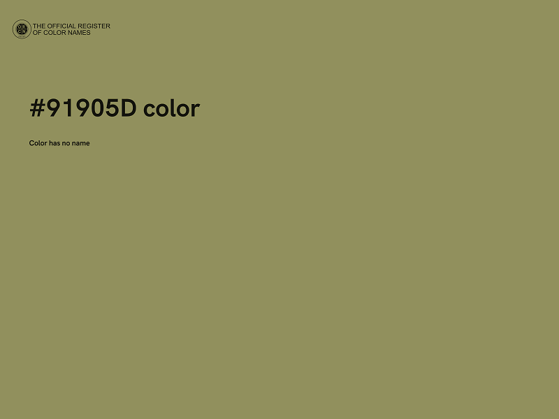 #91905D color image