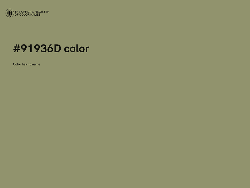 #91936D color image