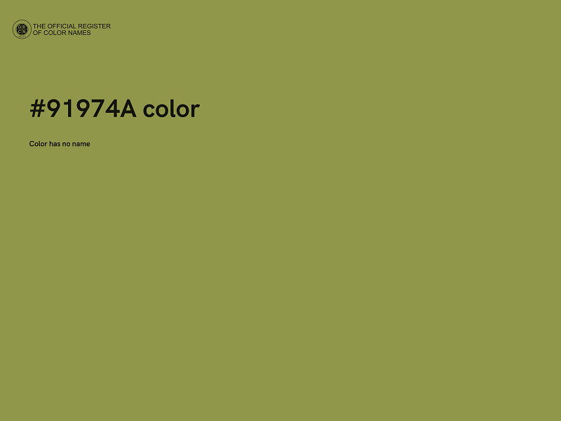 #91974A color image