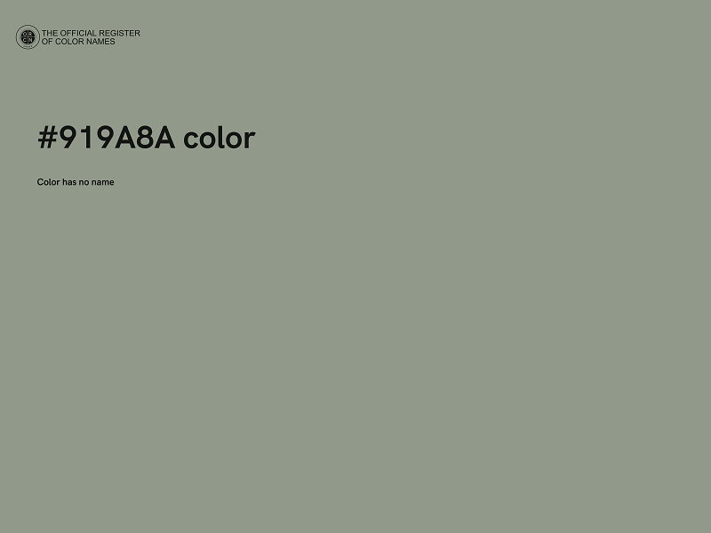 #919A8A color image