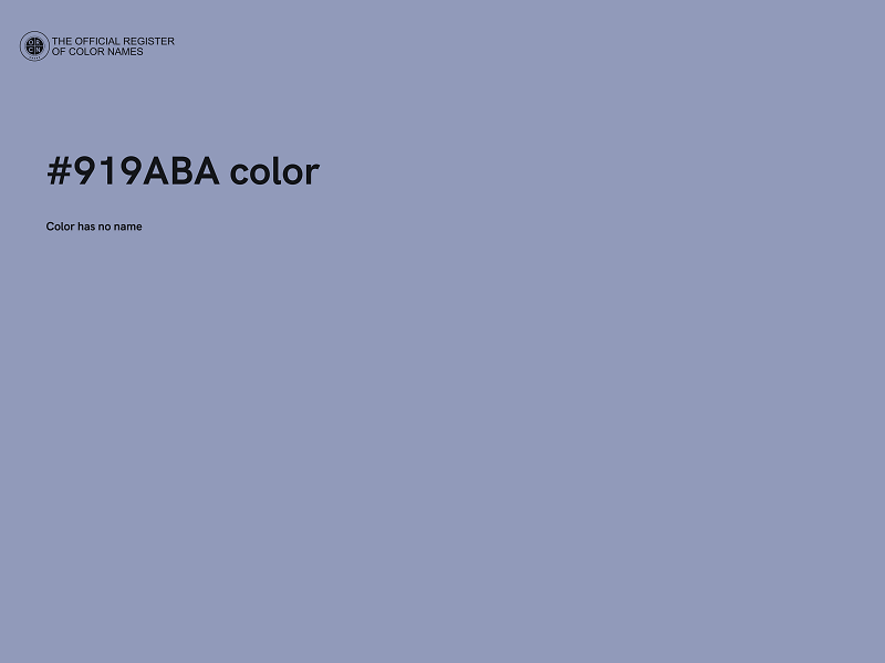 #919ABA color image