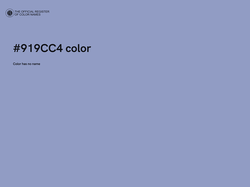 #919CC4 color image