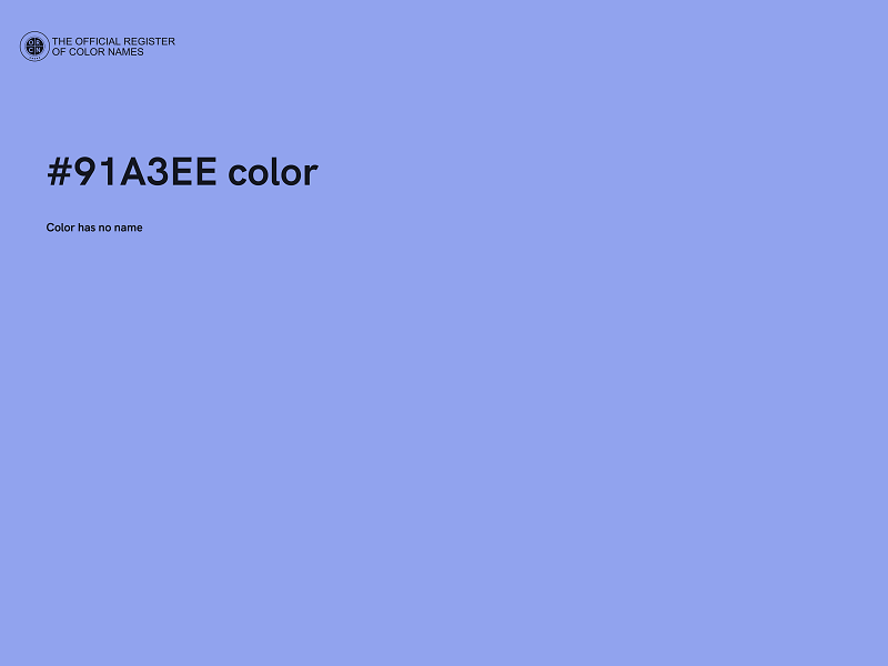 #91A3EE color image