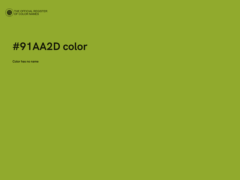 #91AA2D color image