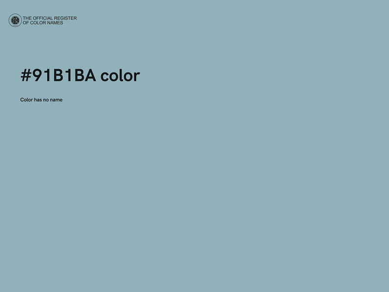 #91B1BA color image