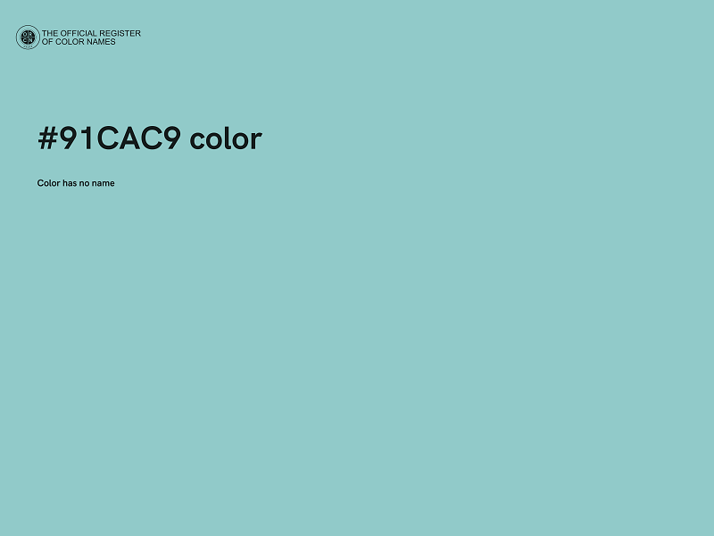 #91CAC9 color image