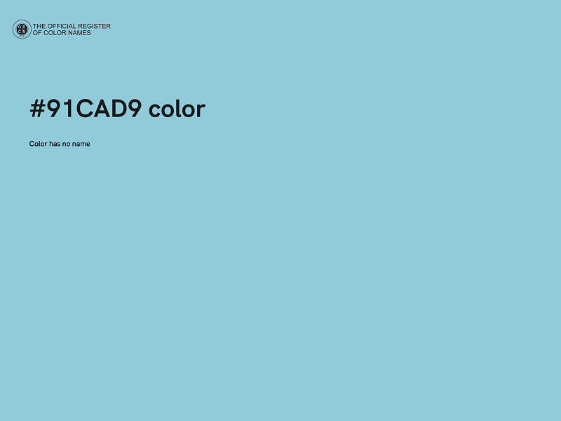 #91CAD9 color image