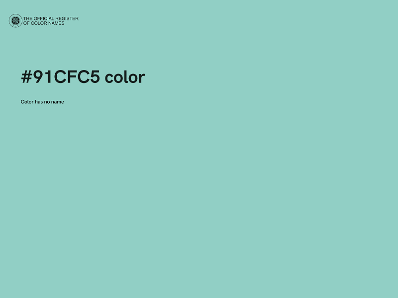 #91CFC5 color image