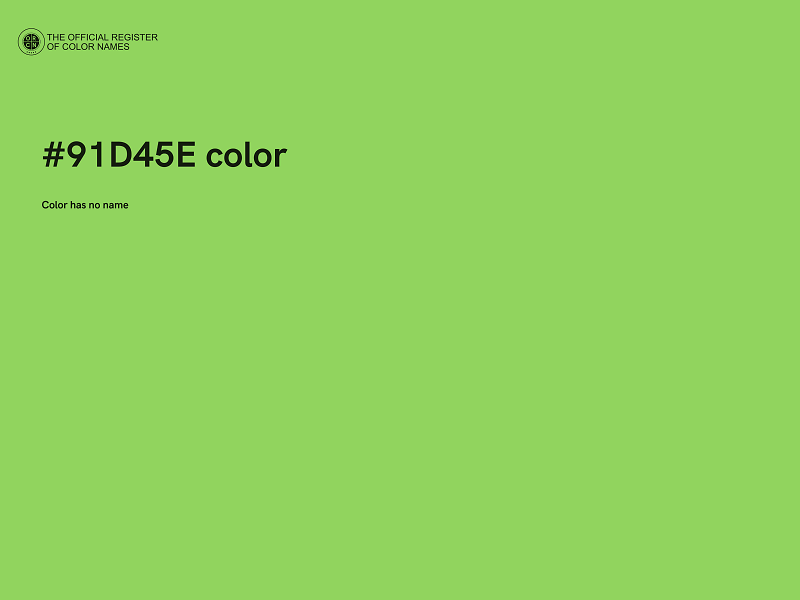 #91D45E color image