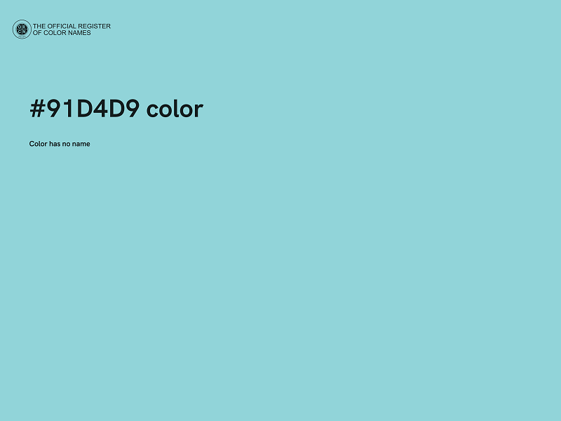 #91D4D9 color image